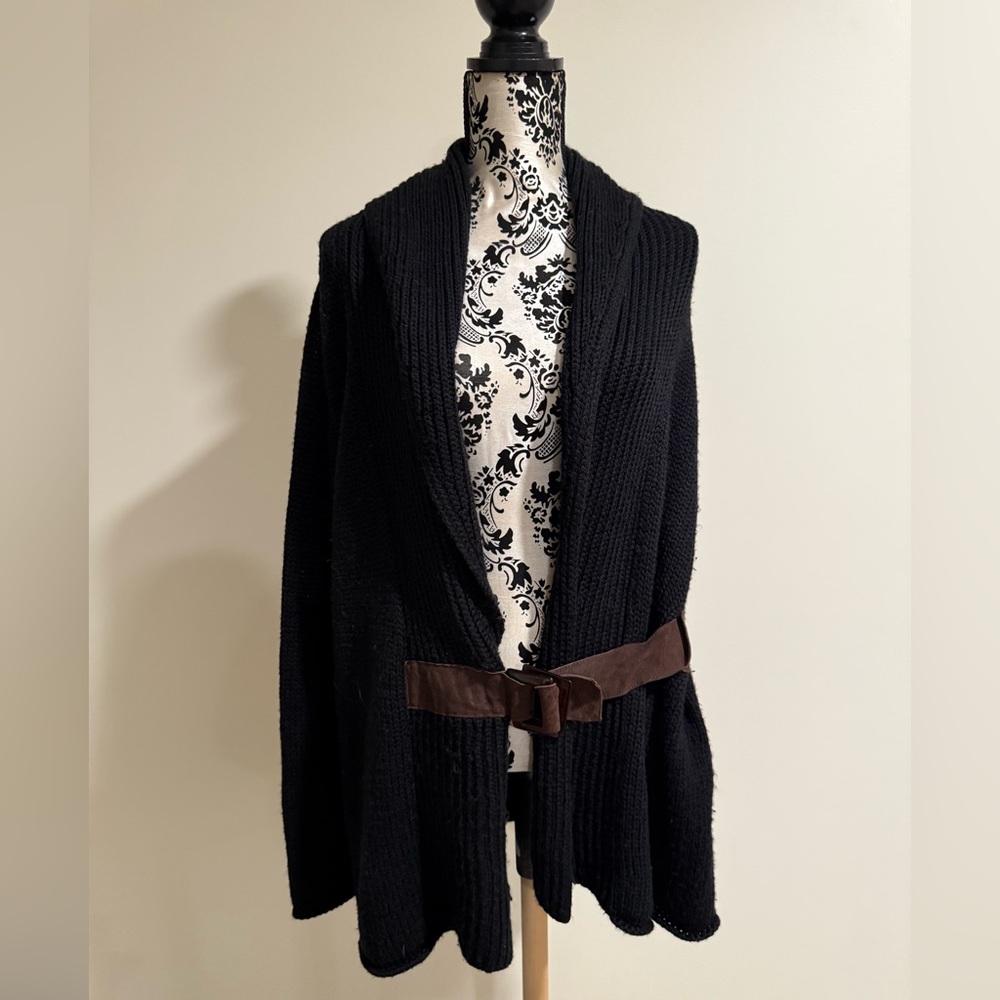 Soft Surrondings Belted Cardigan Sweater - Picture 2 of 7